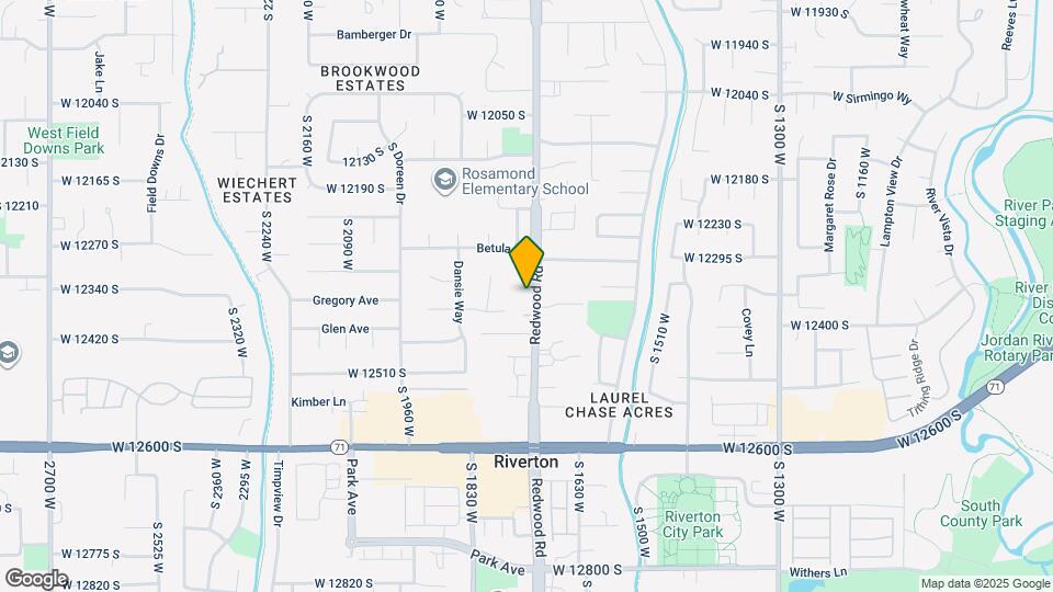 12354 S Redwood Rd Map and Location Details