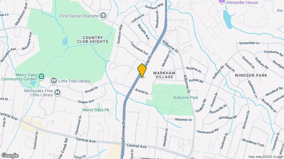 2501 Eastway Dr Map and Location Details