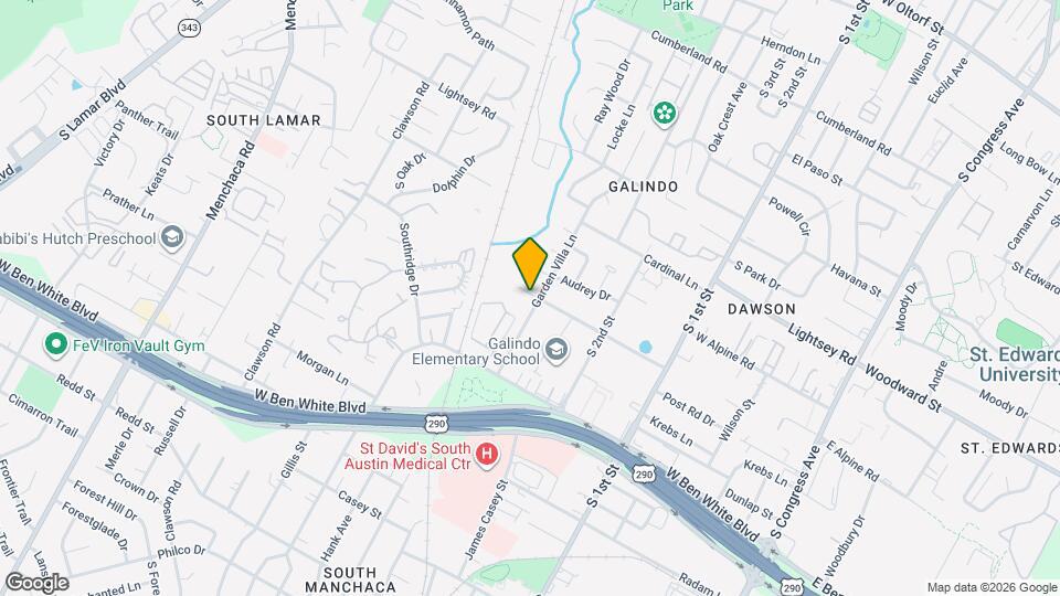 3700 Garden Villa Ln Map and Location Details