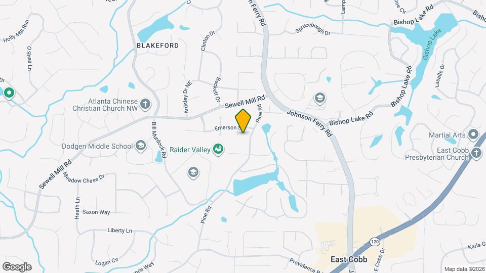 1721 Emerson Ct NE Map and Location Details