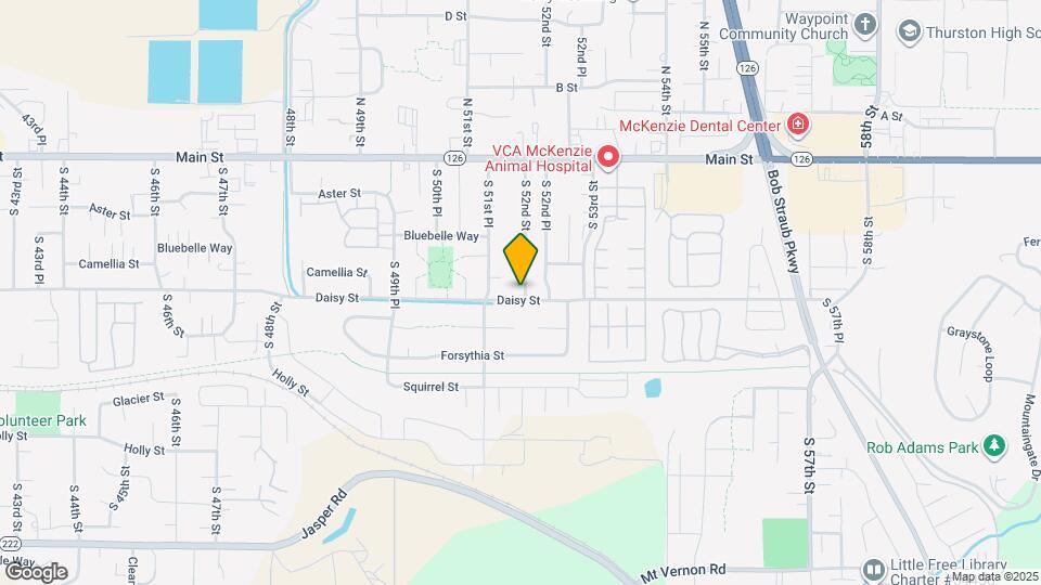 488 S 52nd St Map and Location Details