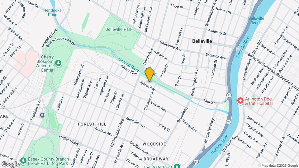 193 Sylvan Ave Mapa y Detalles de la Ubicación