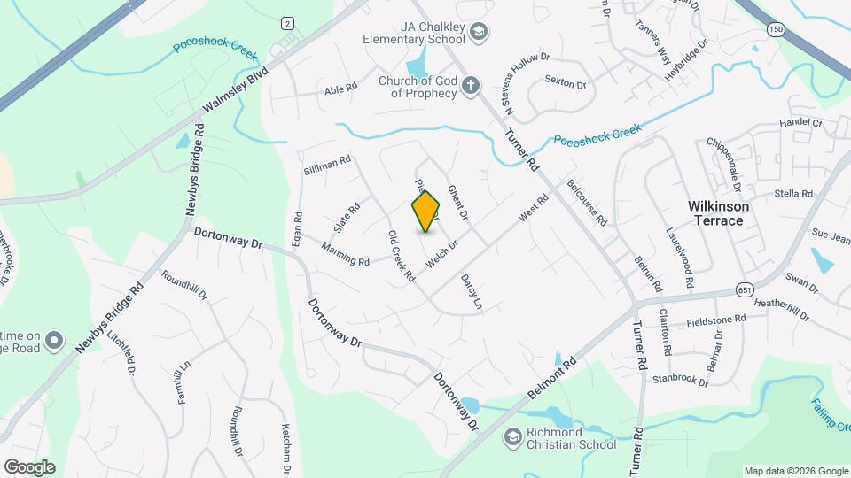 3607 Welch Ct Map and Location Details