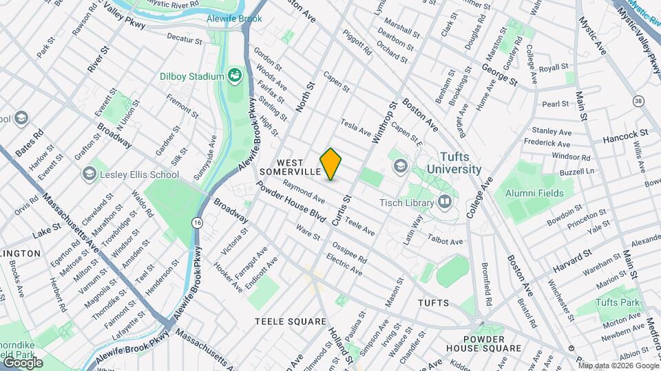 25 Conwell Ave, Unit 2 Mapa y Detalles de la Ubicación