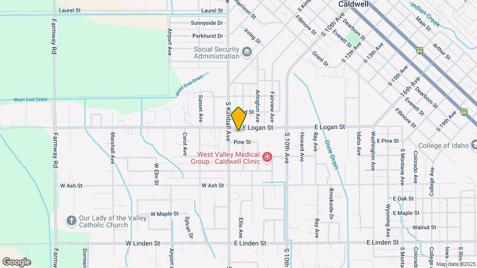 114 E Logan St Map and Location Details