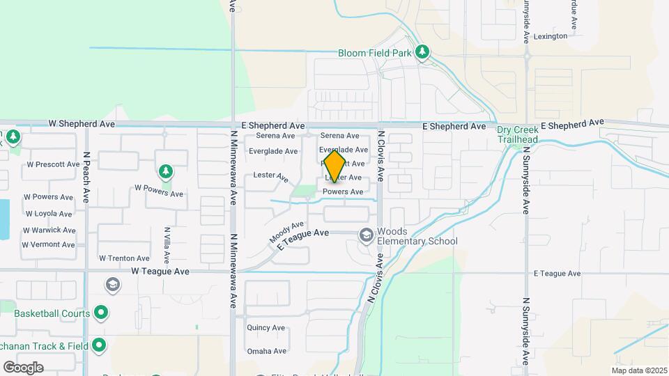 543 Powers Ave Map and Location Details