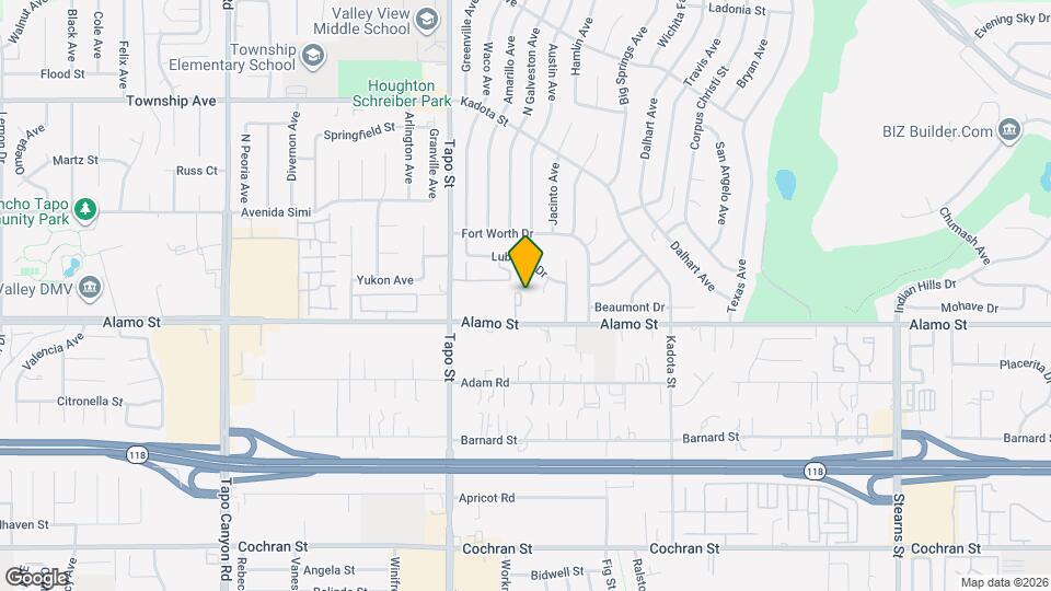 4549 Alamo St Map and Location Details