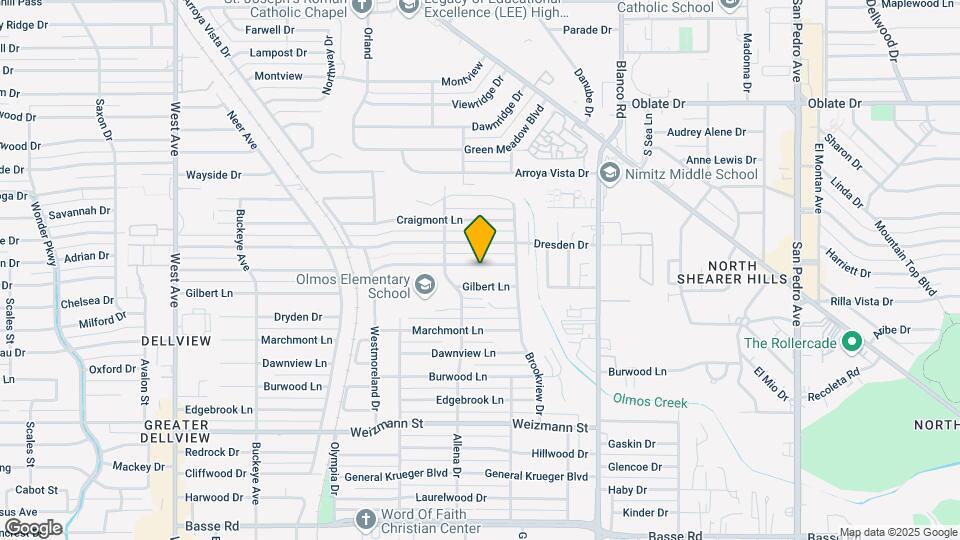 230 Schmeltzer Ln Map and Location Details