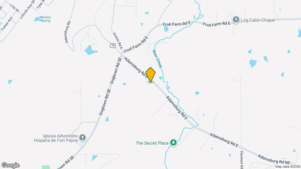 1408 Adamsburg Rd E Map and Location Details