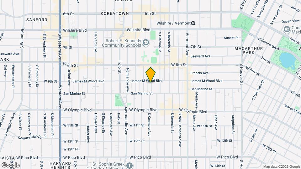 913 S Kenmore Ave Map and Location Details