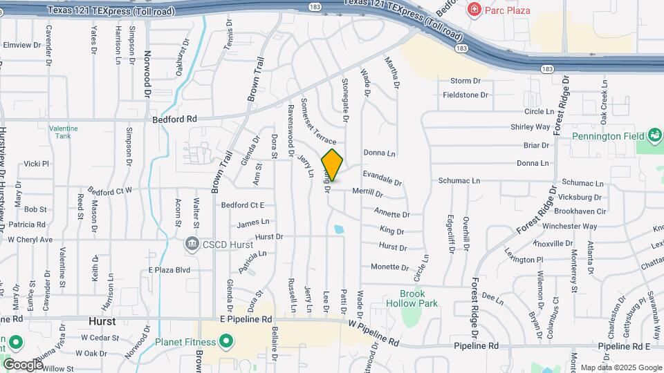 501 Merrill Dr Map and Location Details