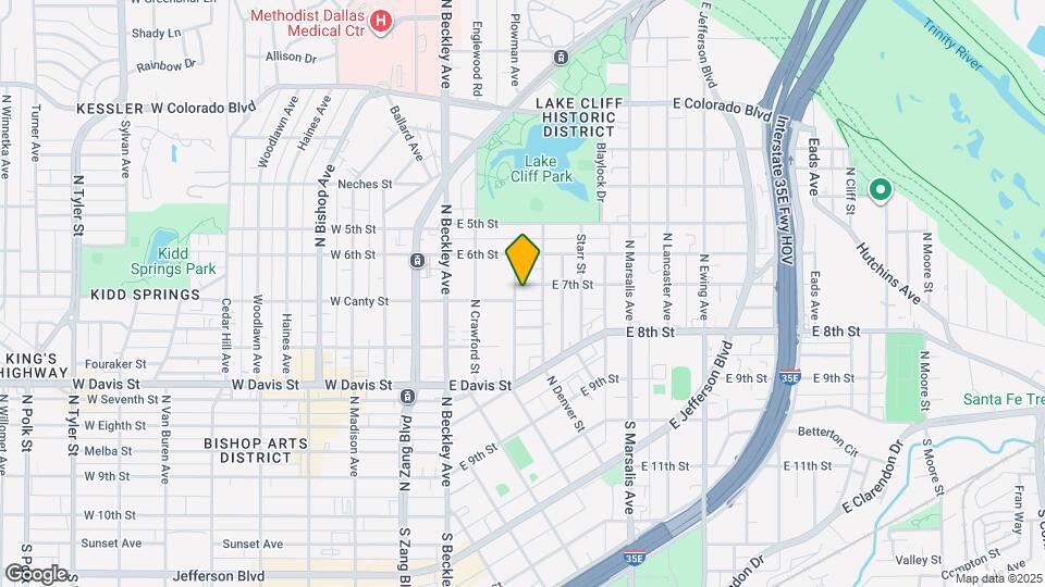 306 E 7th St Map and Location Details