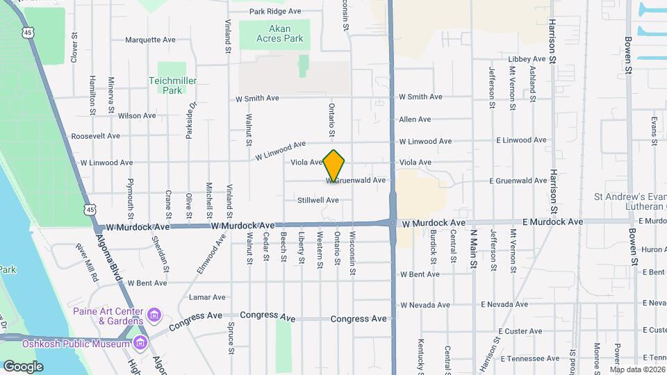 703 W Gruenwald Ave Map and Location Details