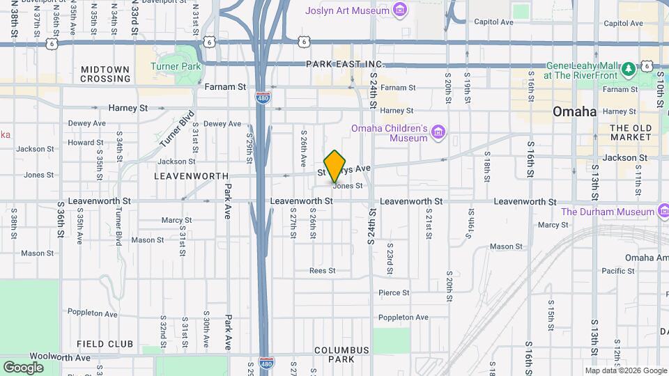 2523 Jones St Map and Location Details