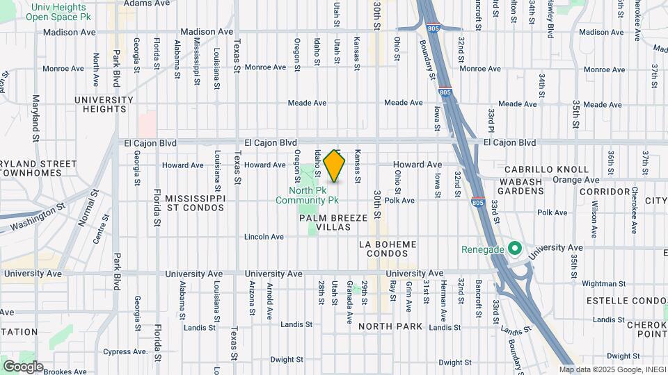 4138 Utah St Map and Location Details