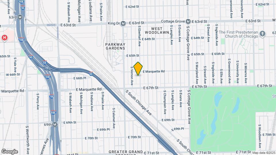 6618 S Marquette Rd Map and Location Details