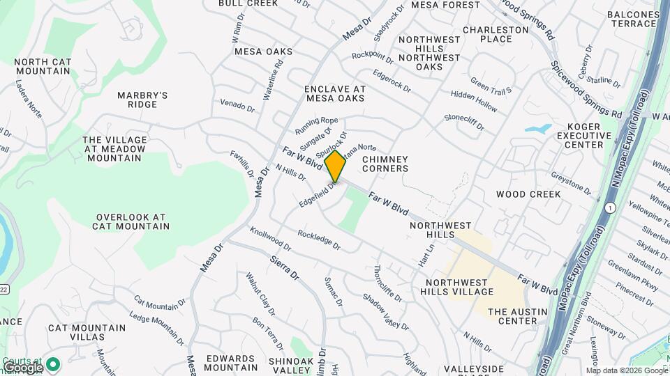 7007 Edgefield Dr Map and Location Details