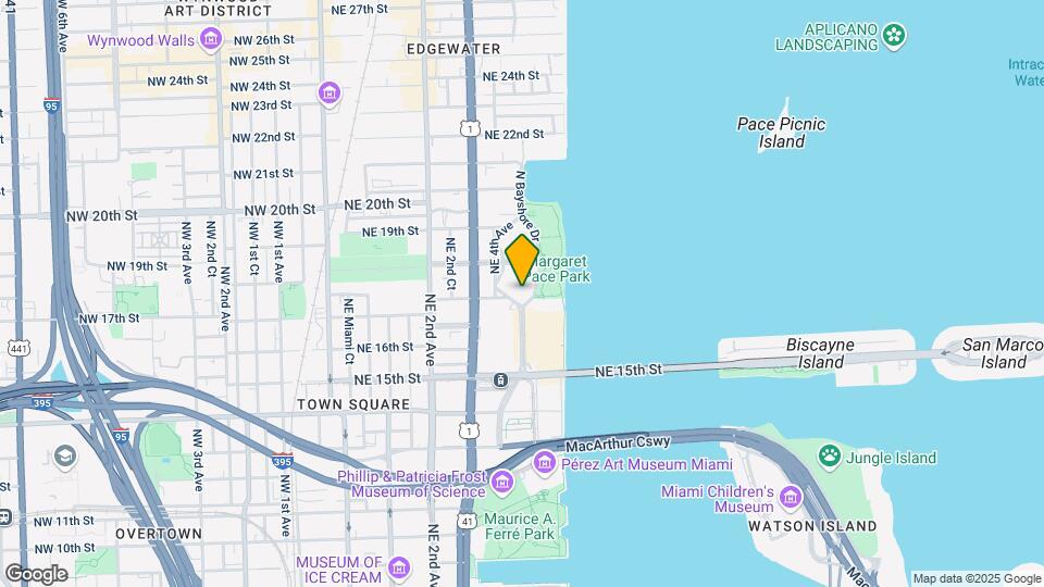 1750 N Bayshore Dr, Unit 2204 Map and Location Details