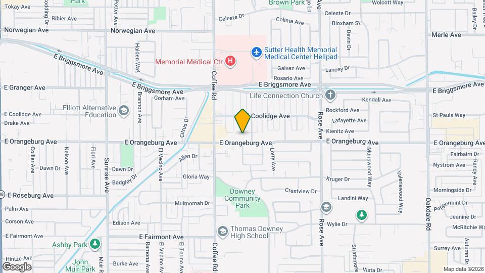 1420 Overholtzer Dr, Unit 1420 Overholtzer Dr Mapa y Detalles de la Ubicación