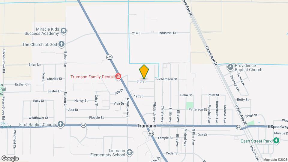 501 3rd St Map and Location Details