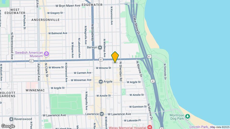 5111 N Kenmore Ave, Unit 2E Mapa y Detalles de la Ubicación