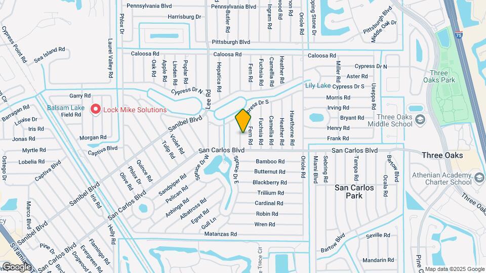 18413 Columbine Rd Map and Location Details