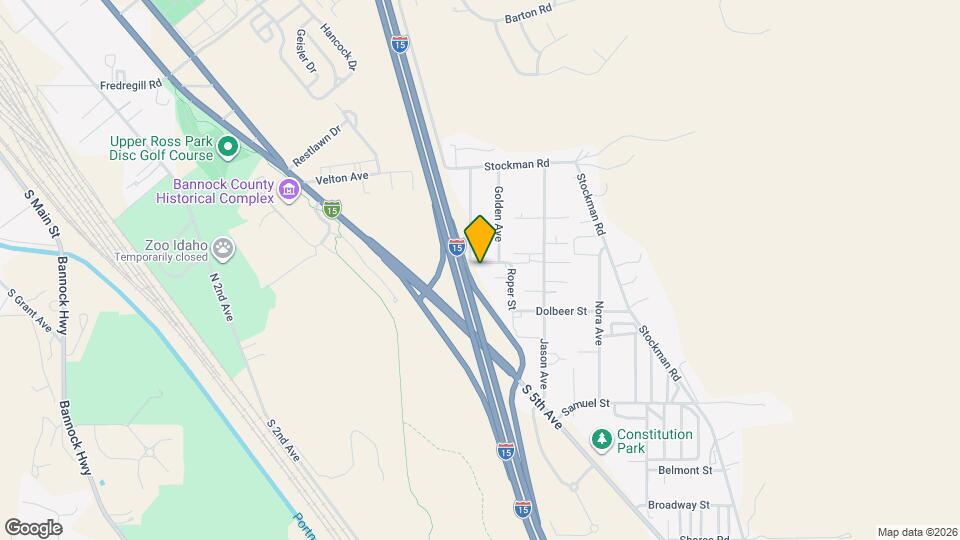 901 Roper St Map and Location Details