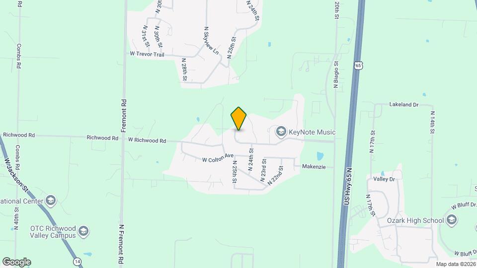 2414 W Summerset St Map and Location Details