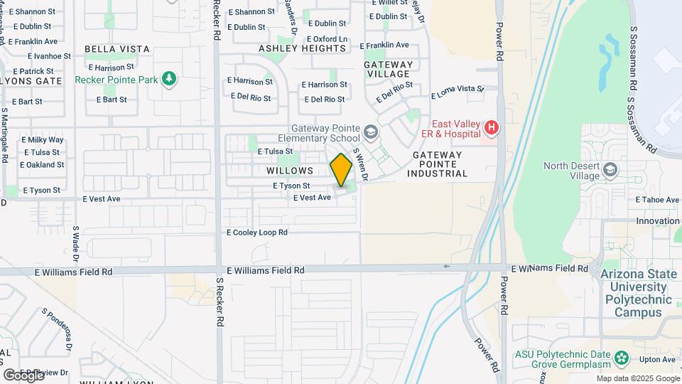 4344 E Vest Ave Map and Location Details