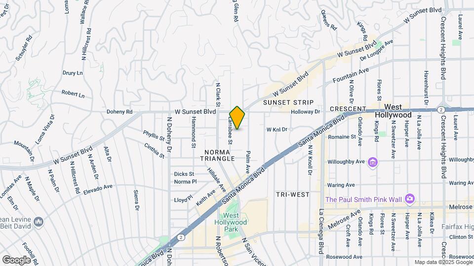 964 Larrabee St, Unit 205 Map and Location Details