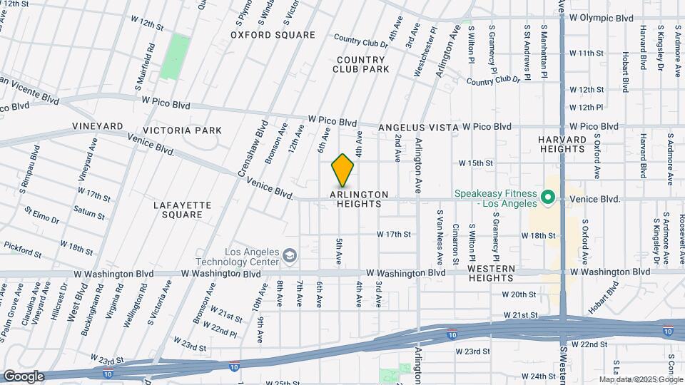 1552 5th Ave Map and Location Details
