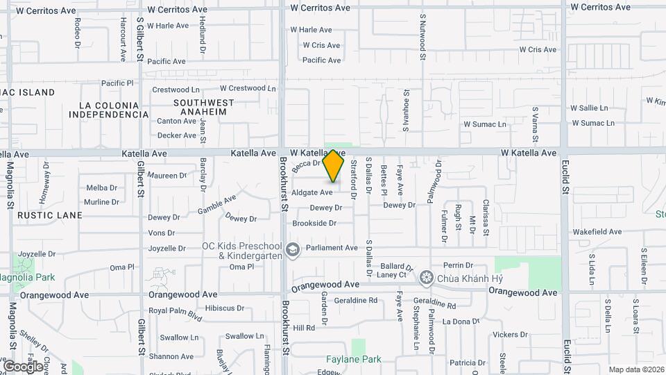 10171 Aldgate Avenue Map and Location Details