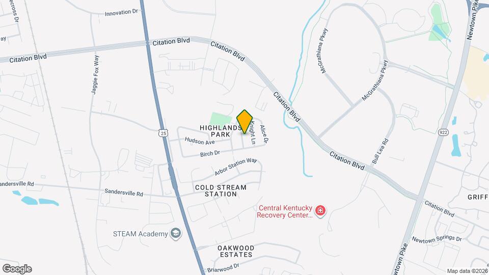 1972 Cathy Ln Mapa y Detalles de la Ubicación