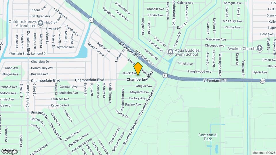 15532 Chamberlain Blvd Map and Location Details