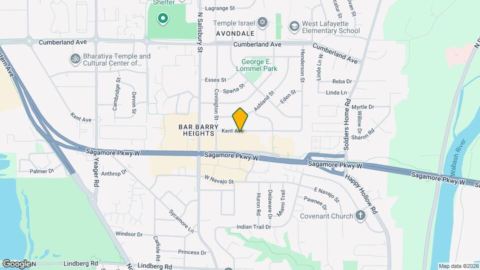 817 Kent Ave Map and Location Details