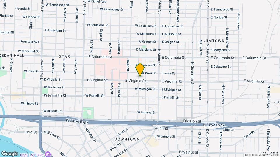 505 Garfield St Map and Location Details