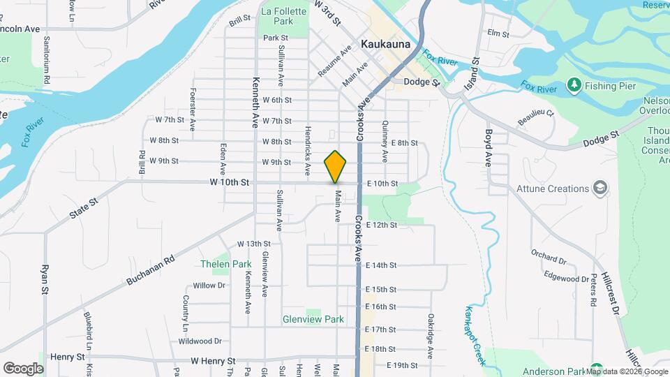 1001 Main Ave Map and Location Details