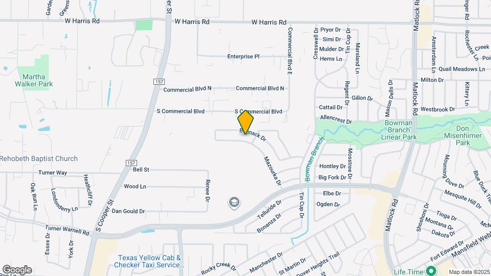 1039 Mazourka Dr Map and Location Details