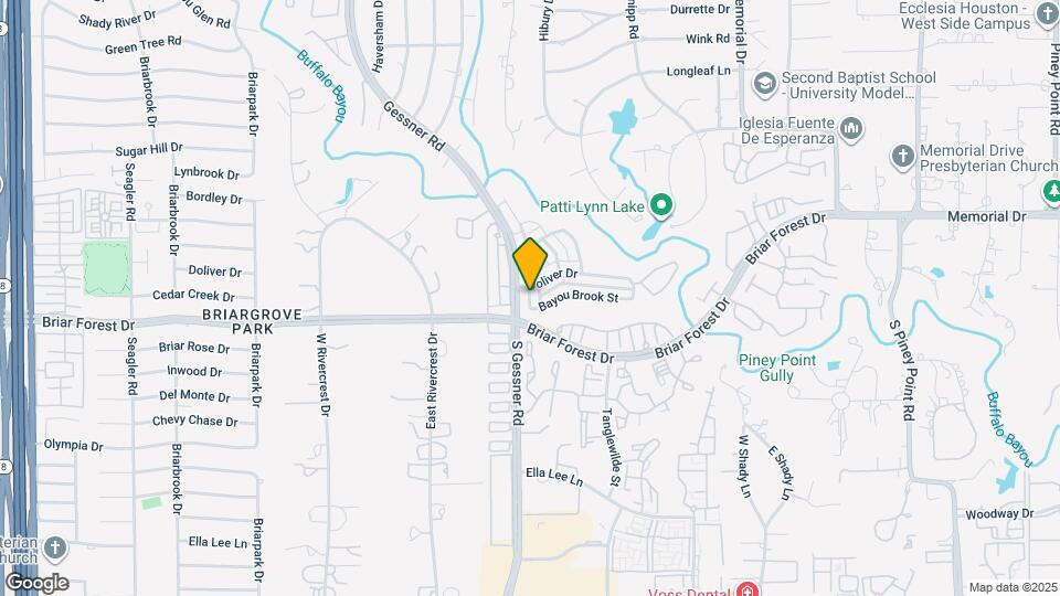 9632 Bayou Brook St Map and Location Details