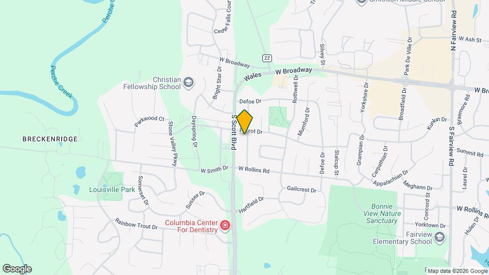 405 Brewer Dr Map and Location Details