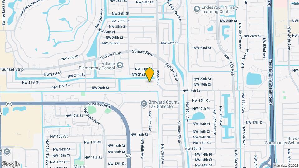 6480 NW 20th Ct Mapa y Detalles de la Ubicación