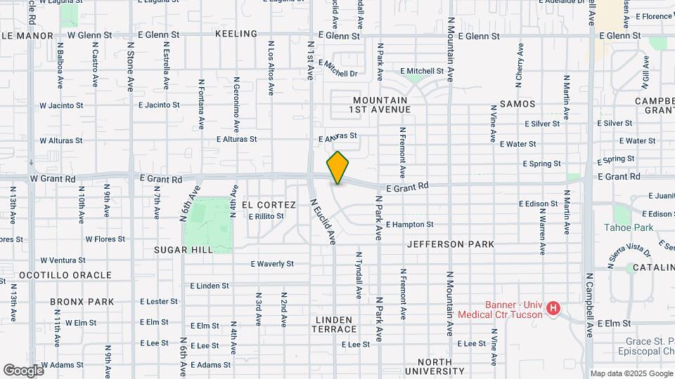 2340 N Hampton St Map and Location Details