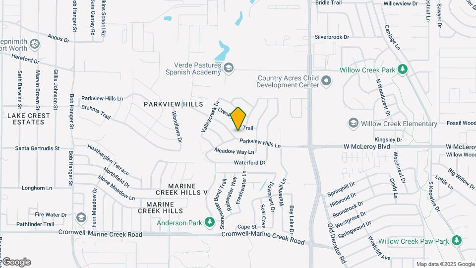 4888 Parkview Hills Ln Map and Location Details