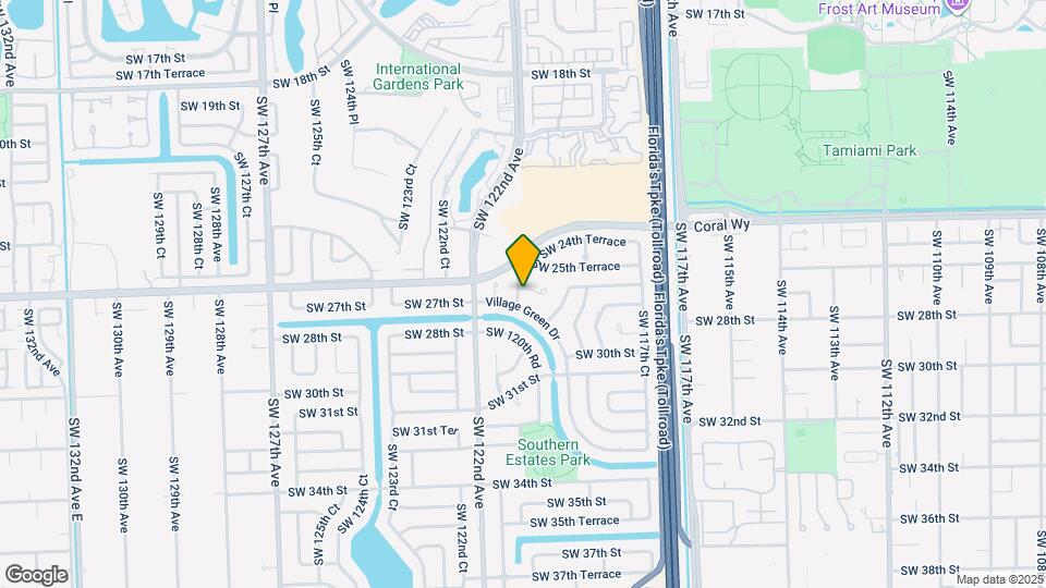 11990 SW 26th Terrace Map and Location Details
