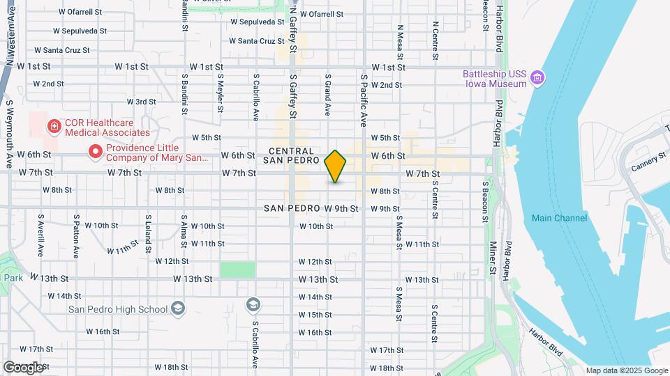 582 W 8th St Mapa y Detalles de la Ubicación