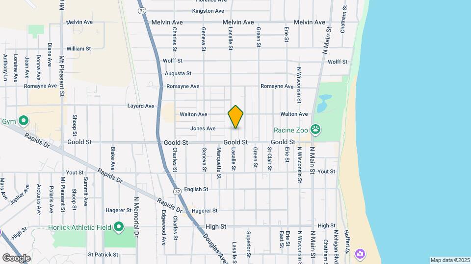 2119 Lasalle St Map and Location Details