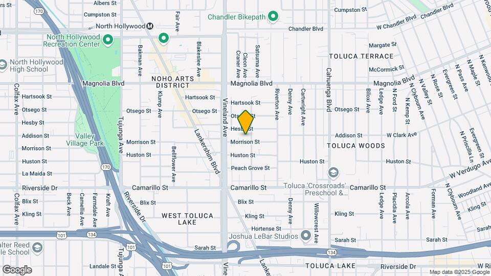 10915 Morrison St Map and Location Details