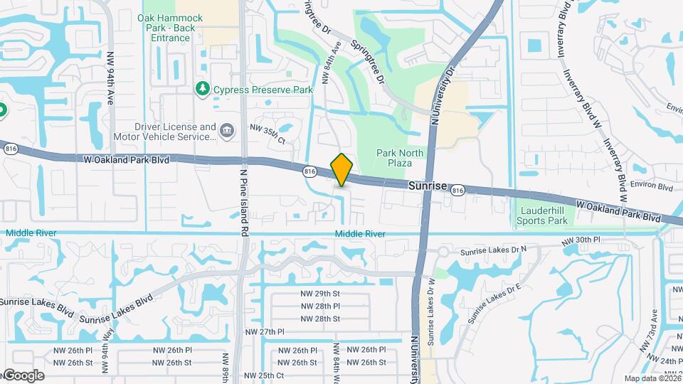 3244 NW 84th Ave Map and Location Details