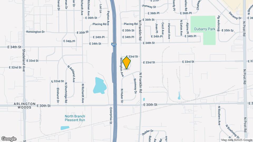 7837 Potomac Ave Map and Location Details