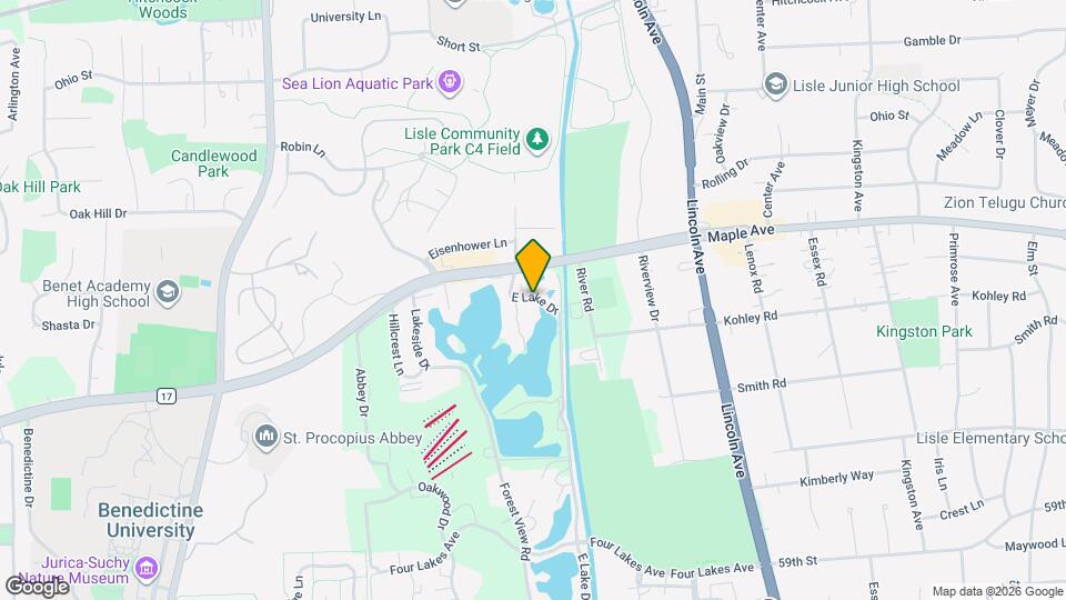 5509 E Lake Dr, Unit B Mapa y Detalles de la Ubicación
